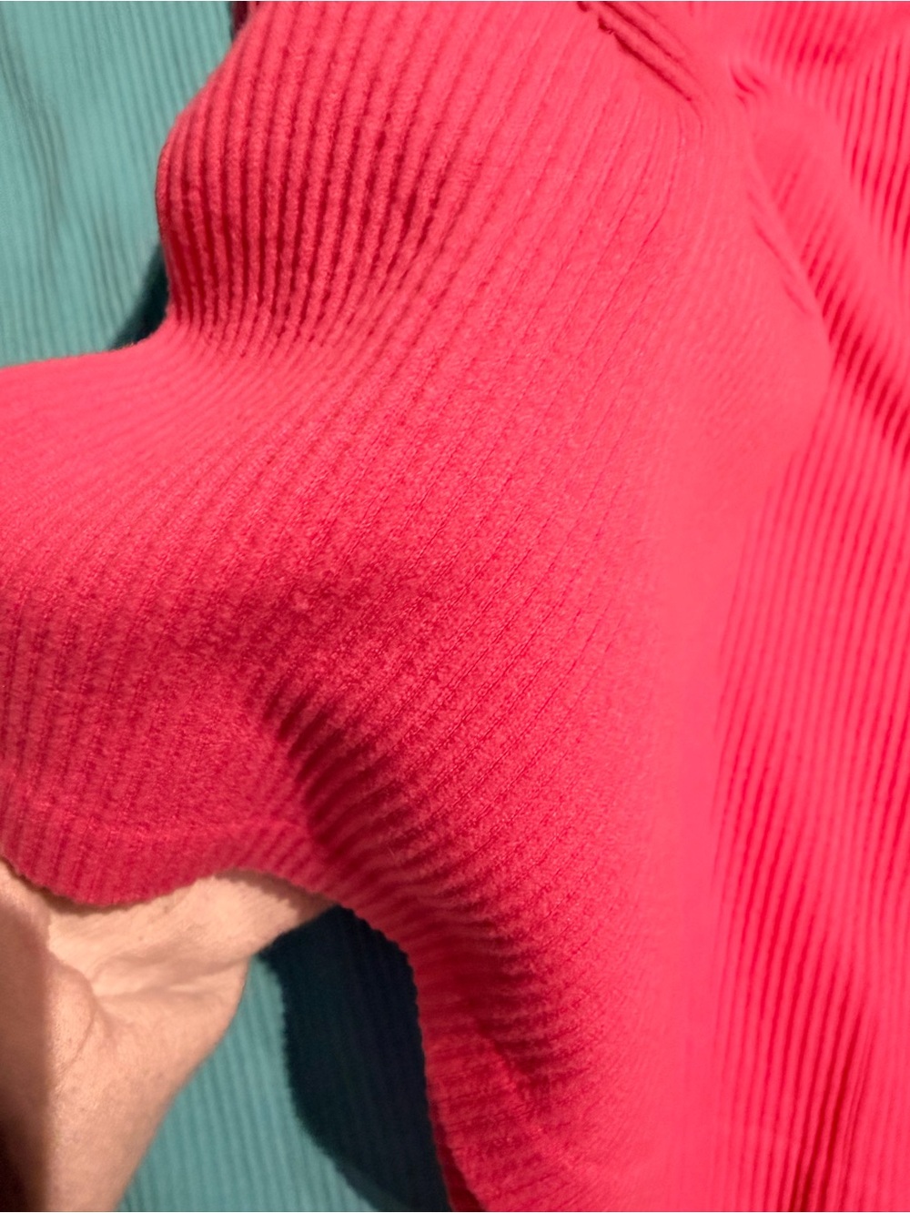Set of 2 Ribbed Tank Top - Pink & Light Blue - Picture 2 of 5